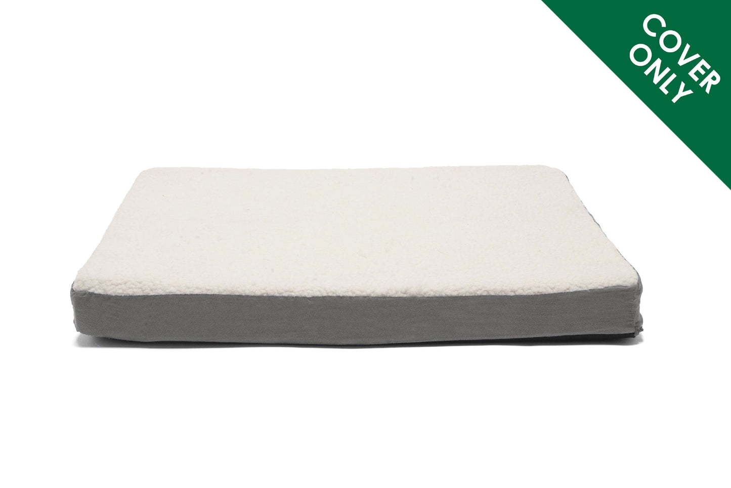 Deluxe Mattress Dog Bed - Faux Sheepskin & Suede - Cover