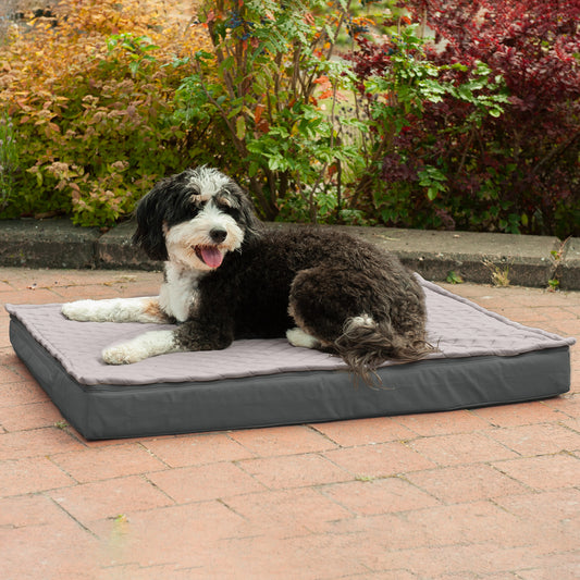 Deluxe Mattress Dog Bed - Indoor/Outdoor Quilt Top Convertible