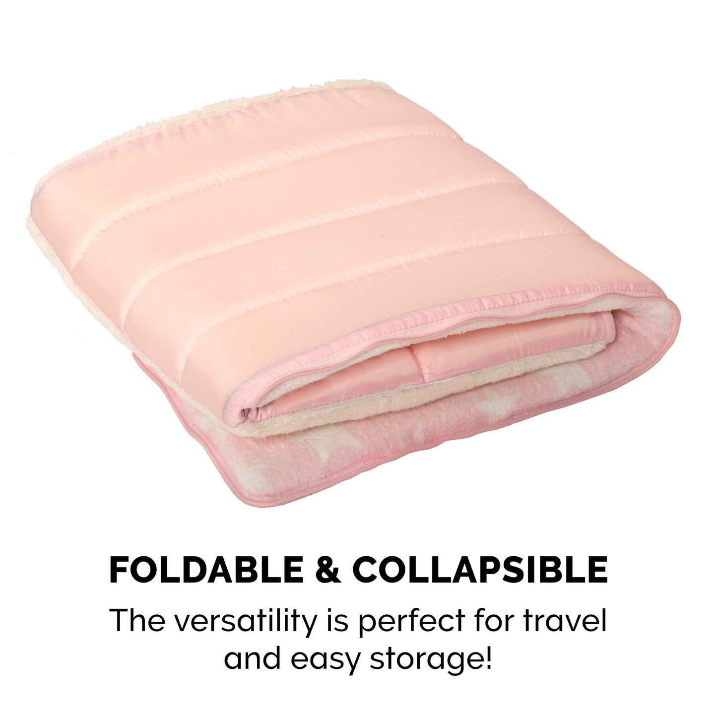 Fleece Cozy Cave for Small Dogs and Cats (Bear)