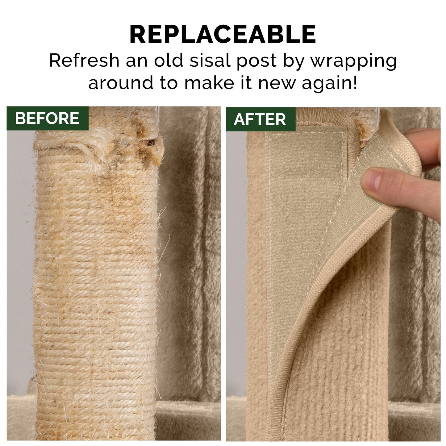 Tiger Tough - Carpet Post Cover