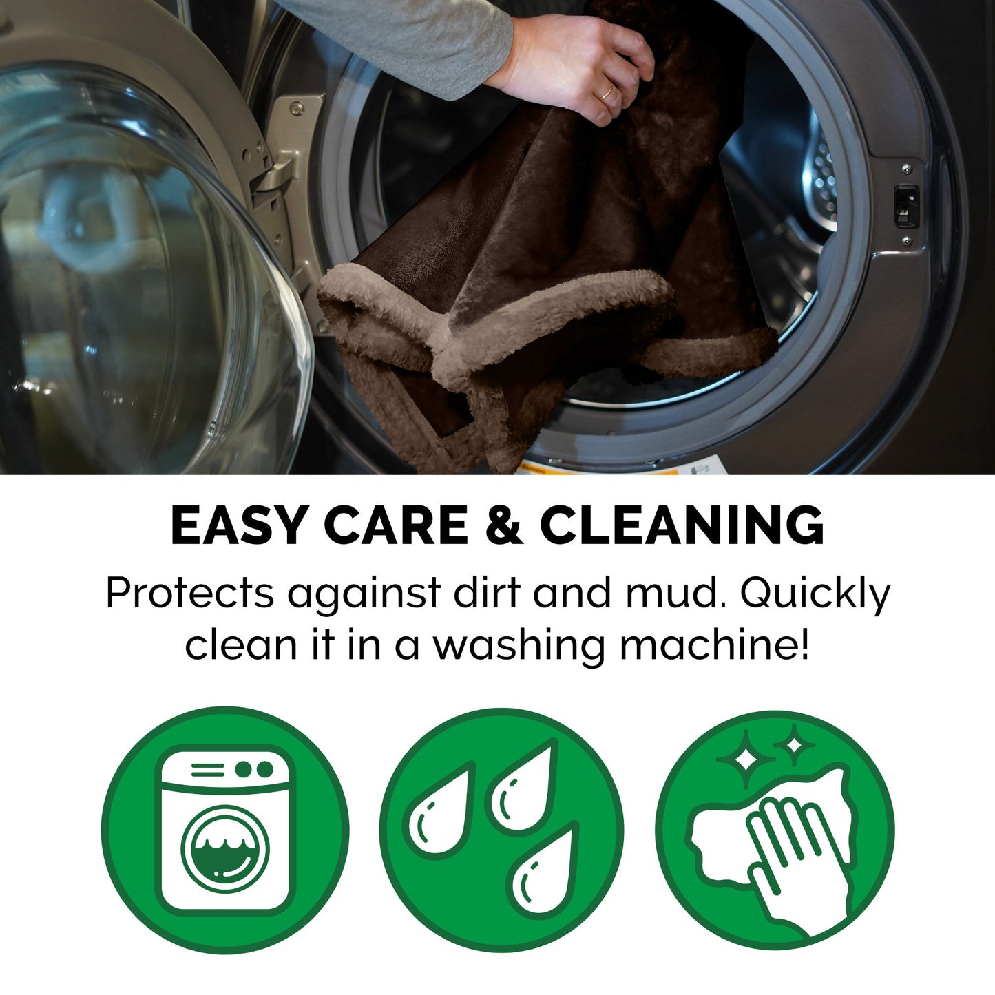 Snuggly & Warm Soft-Edge Warming Waterproof Blanket
