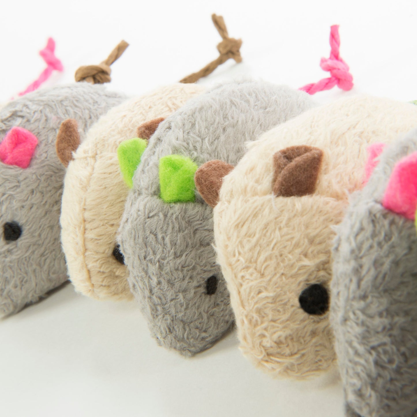 SmartyKat Skitter Critters (Set of 10) Value Pack Plush Catnip Cat Toys