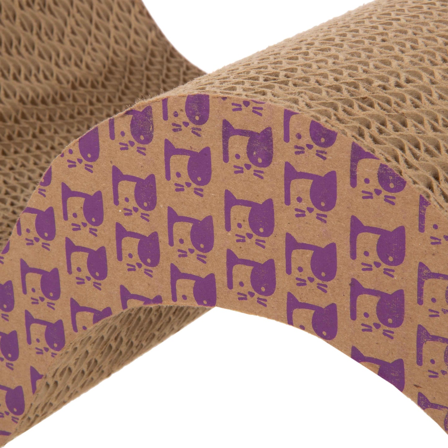 SmartyKat Super Scratcher+ Scroll with Catnip Infusion Technology Corrugate Cat Scratcher, Hideout, and Lounge