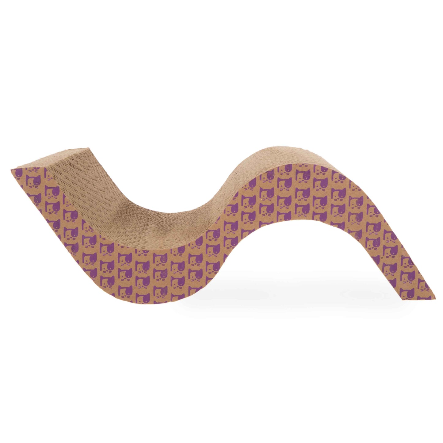 SmartyKat Super Scratcher+ Scroll with Catnip Infusion Technology Corrugate Cat Scratcher, Hideout, and Lounge