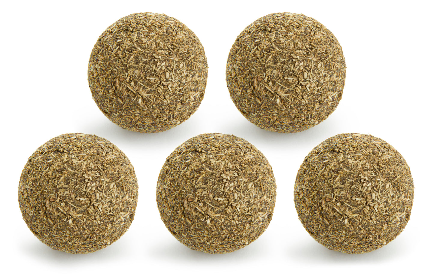 SmartyKat Catnip Kiss Compressed Catnip Ball Toys for Cats & Kittens - 5 Pack