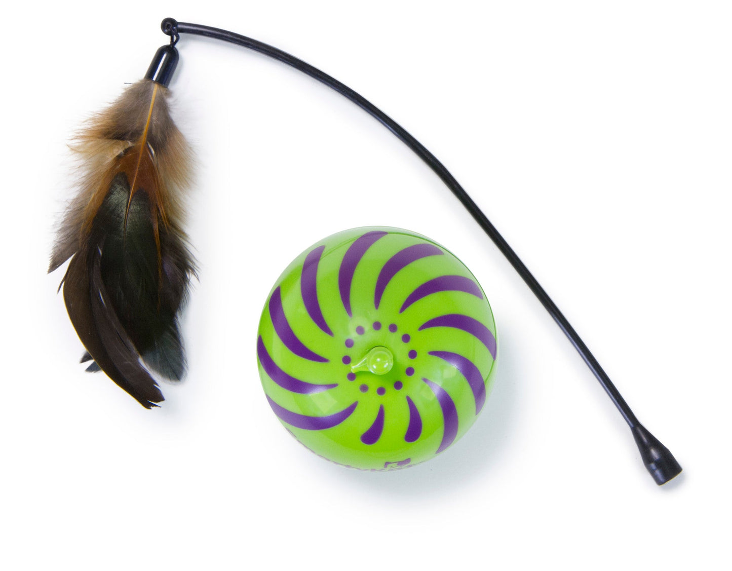 SmartyKat - Feather Whirl Electronic Motion Wand Toys for Cats & Kittens