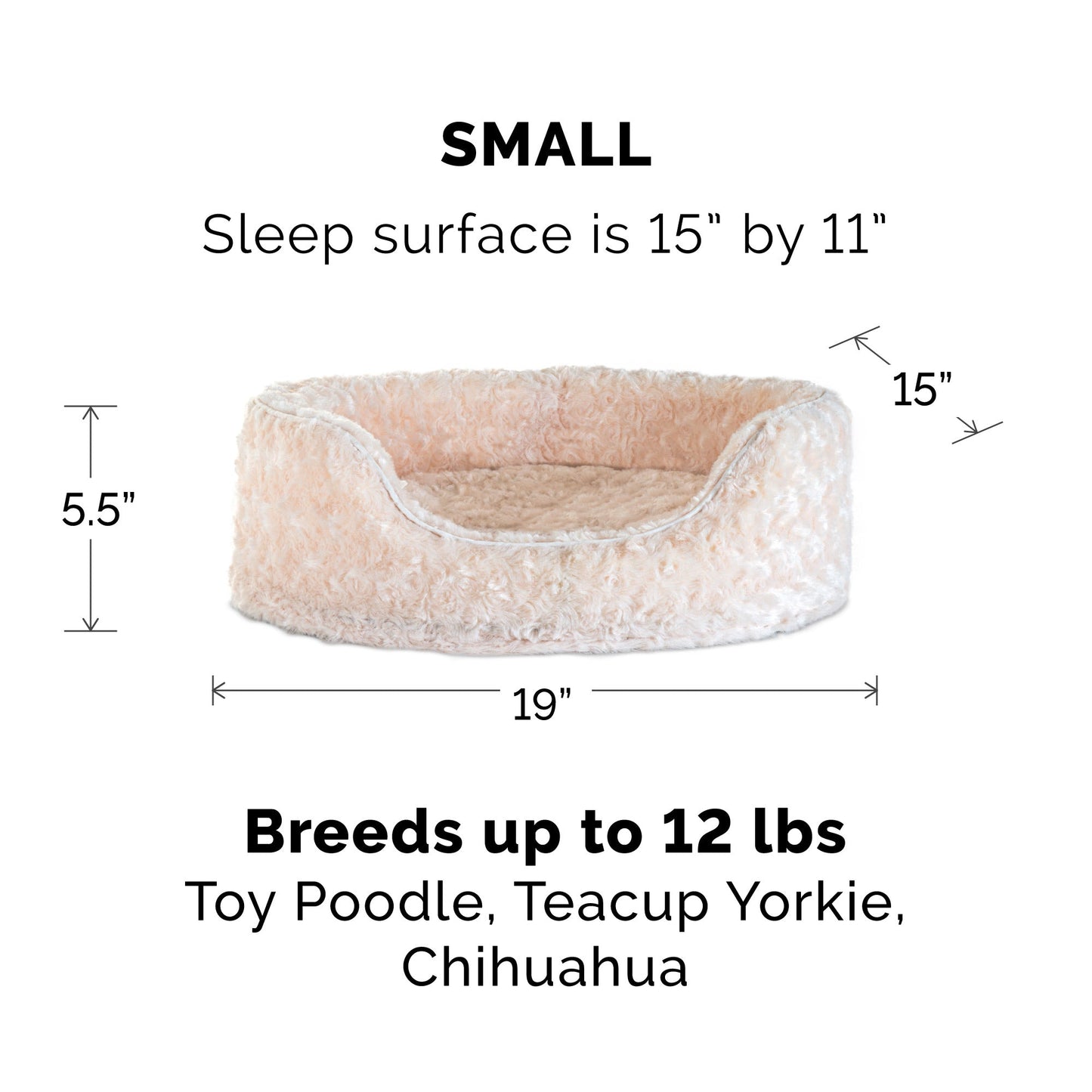 Oval Dog Bed - Ultra Plush