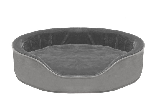 Oval Dog Bed - Plush & Velvet