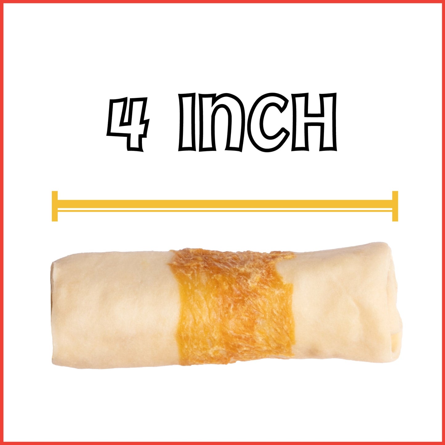 Pet Factory - Twistedz American Beefhide Rolls w/ Meat Wrap Dog Treats