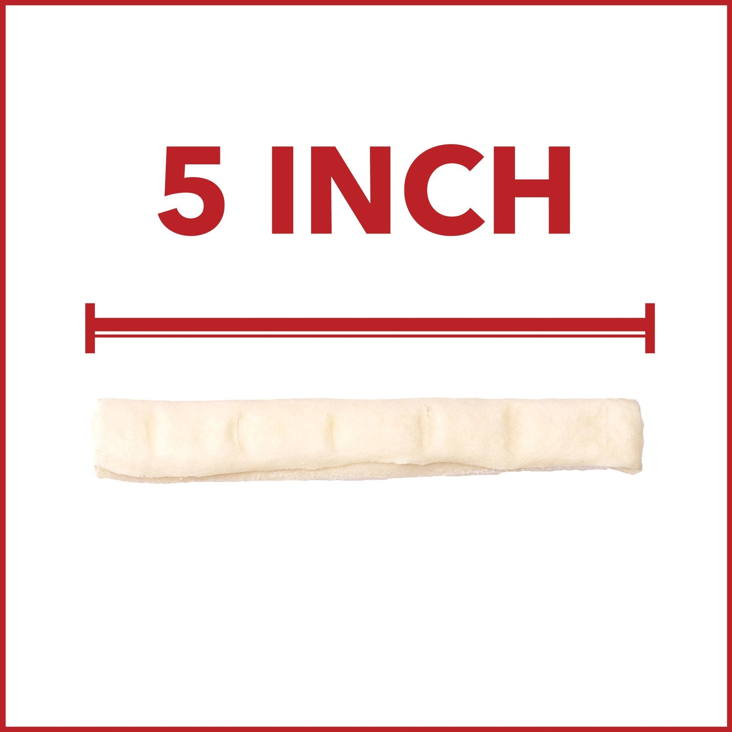 Pet Factory - American Beefhide Chip Rolls 5" Flavored Dog Treat (50-Pack)