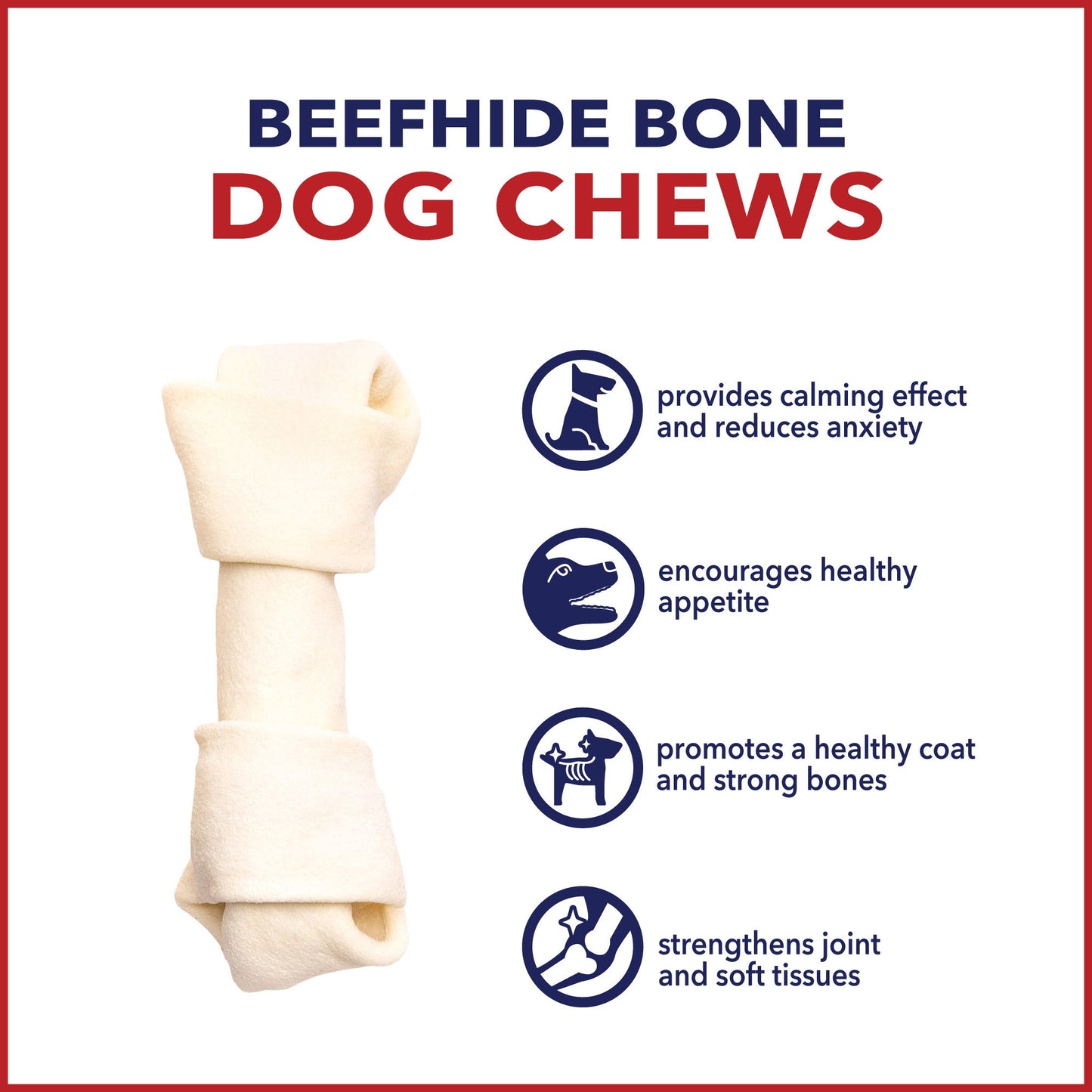Pet Factory - American Beefhide Bones Value Pack Dog Treats