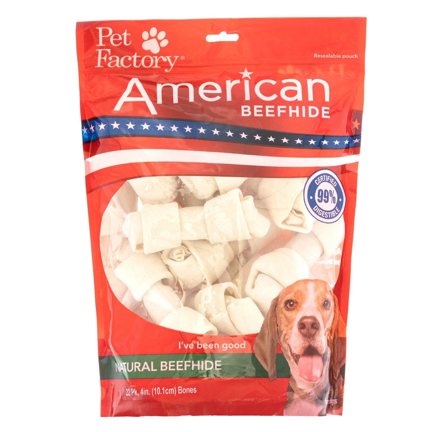Pet Factory - American Beefhide Bones Value Pack Dog Treats