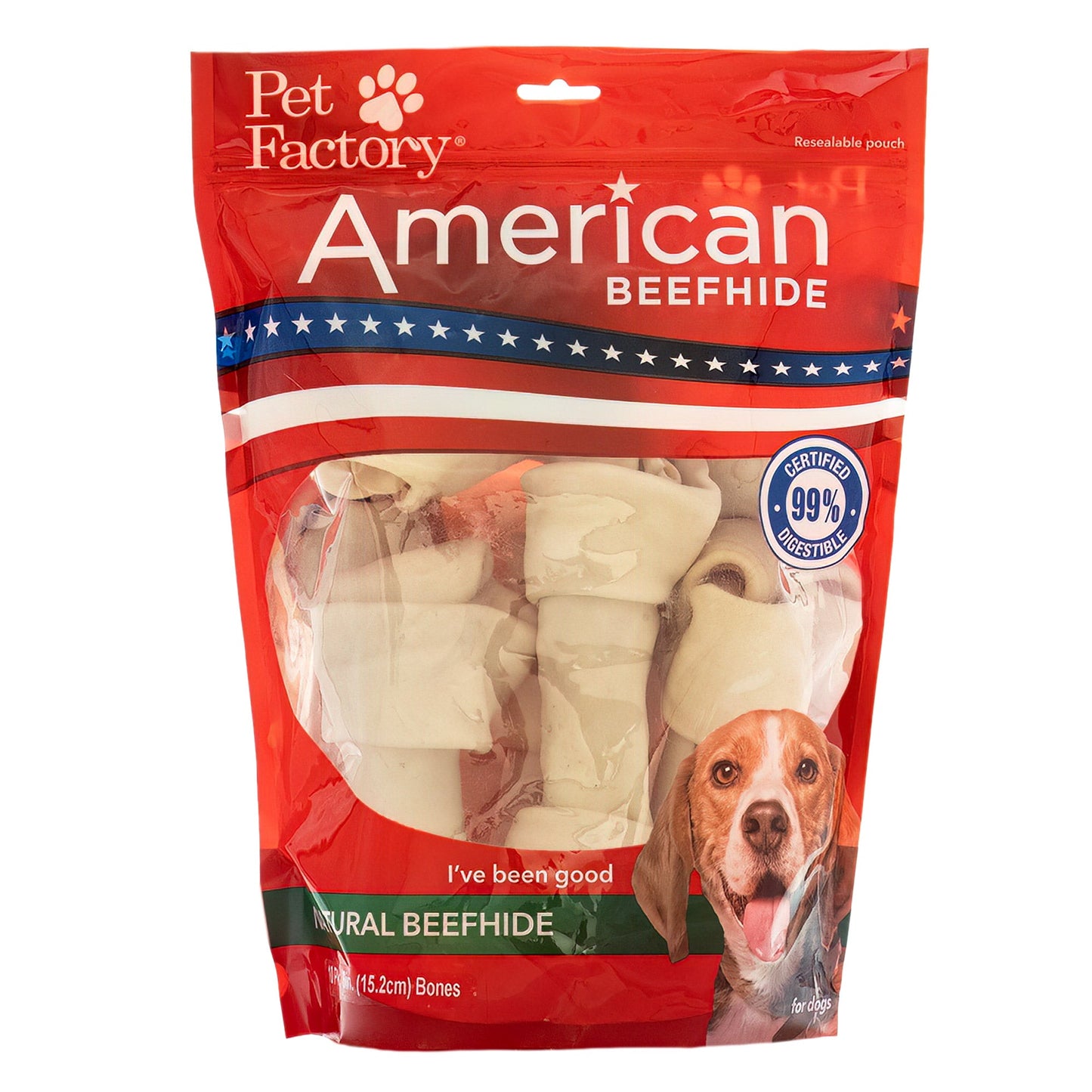 Pet Factory - American Beefhide Bones Value Pack Dog Treats