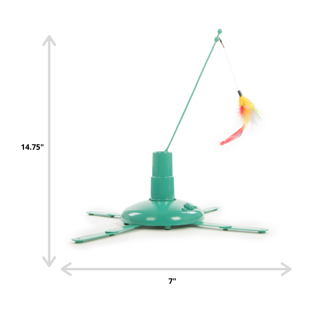 SmartyKat - Loco Motion Electronic Motion Wand Toy for Cats & Kittens