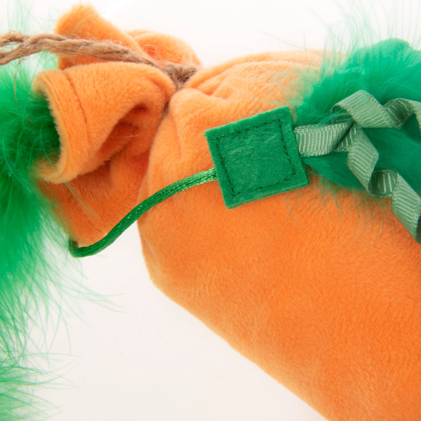 SmartyKat Kolossal Karrot Plush Catnip Kicker Cat Toy