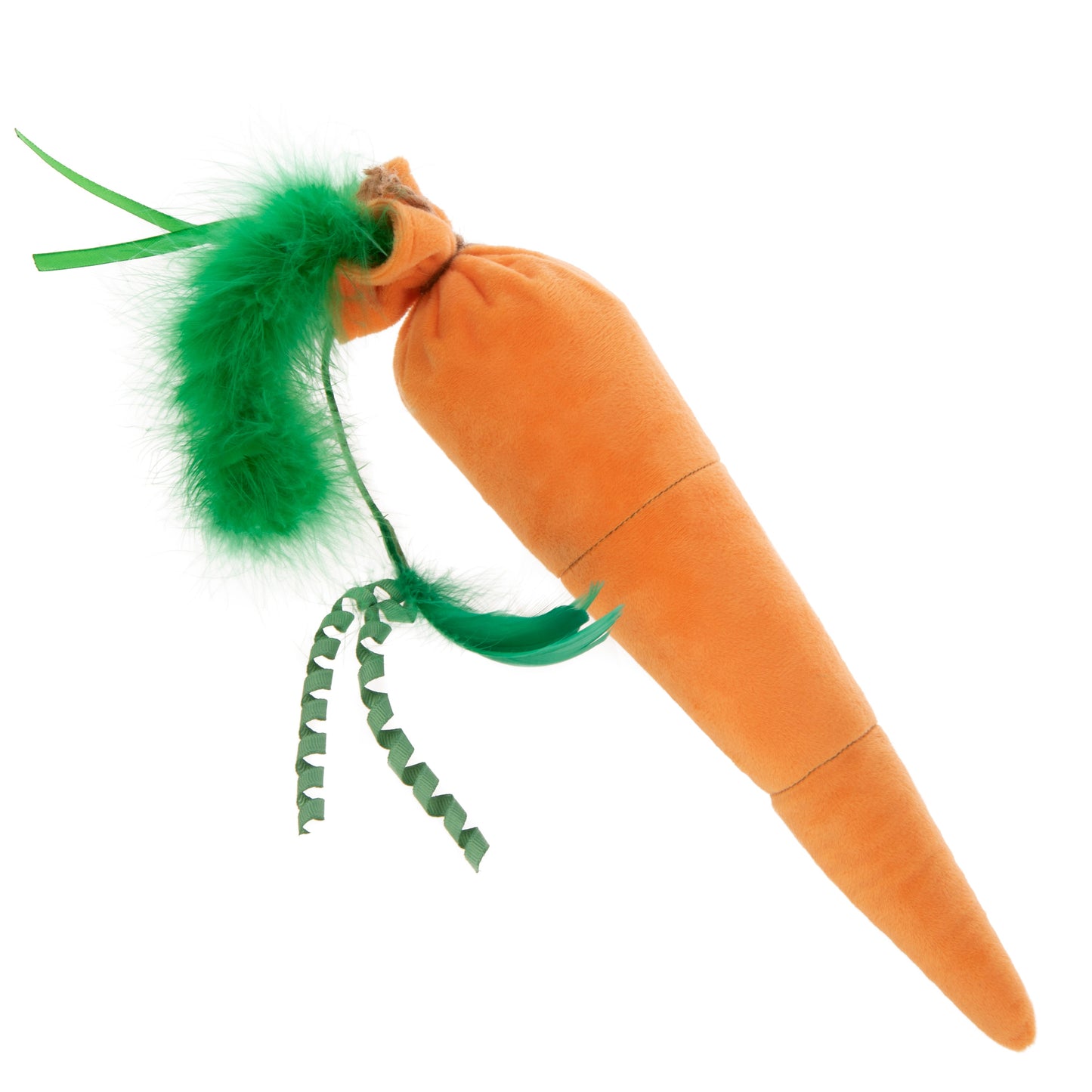 SmartyKat Kolossal Karrot Plush Catnip Kicker Cat Toy