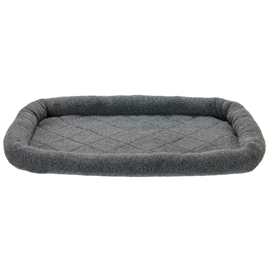 Bolster Bed for Kennels & Crates - Faux Lambswool