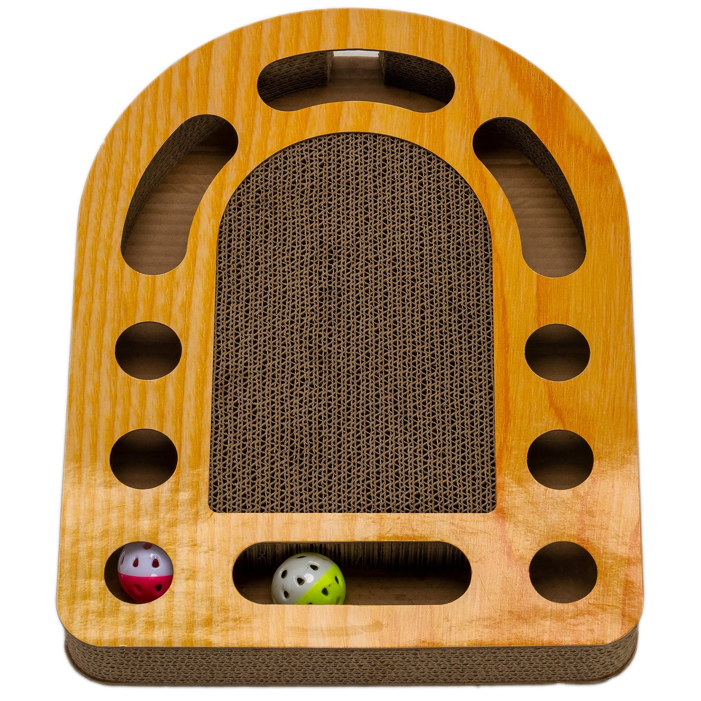 Busy Box Corrugated Cat Scratcher with Catnip