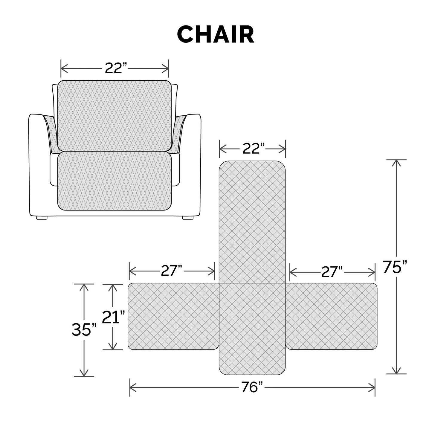 Water-Resistant Paw Print Furniture Protector