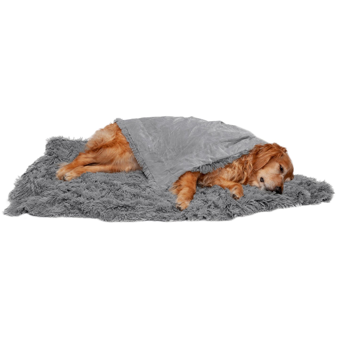 Waterproof Pet Throw Blanket - Long Fur & Velvet