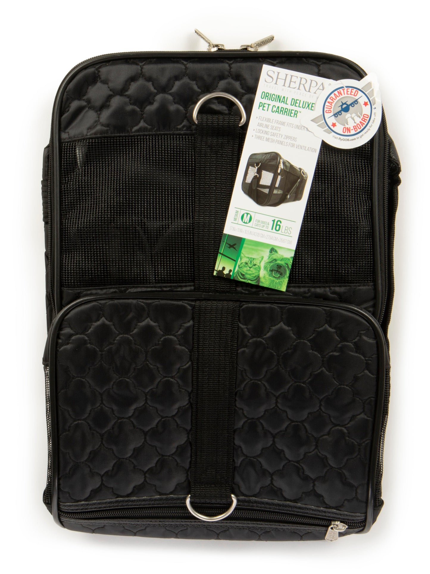 Sherpa - Original Deluxe Lattice Stitch Travel Bag Pet Carrier