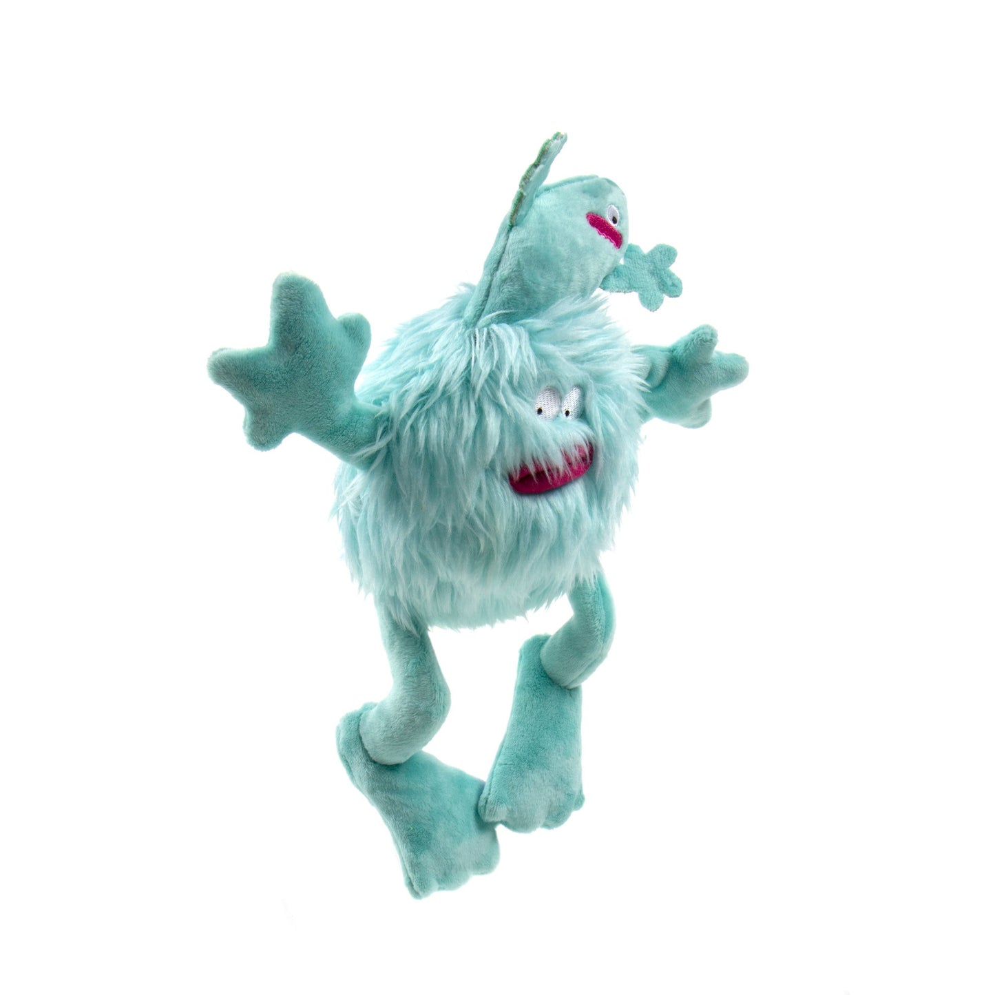goDog - PlayClean Germs Squeaker Plush Dog Toy