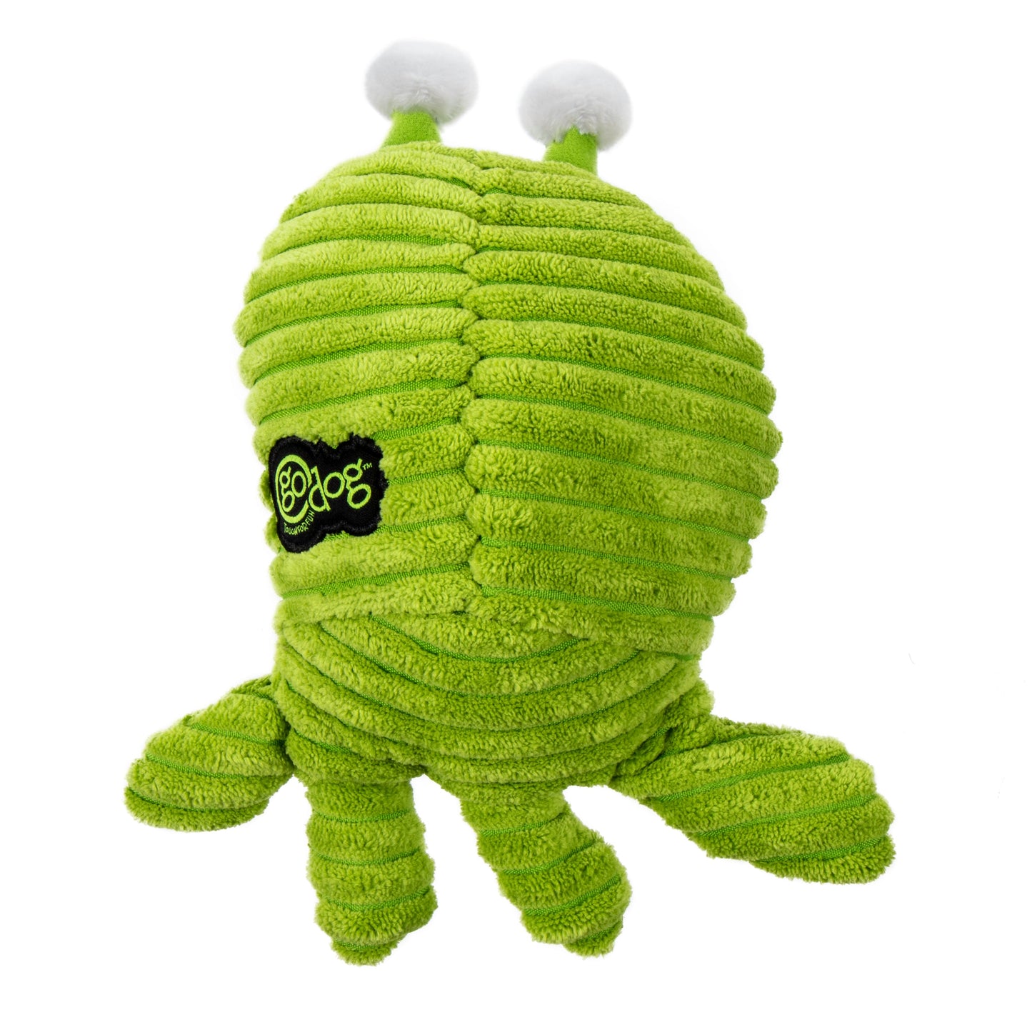 goDog - PlayClean Germs Squeaker Plush Dog Toy