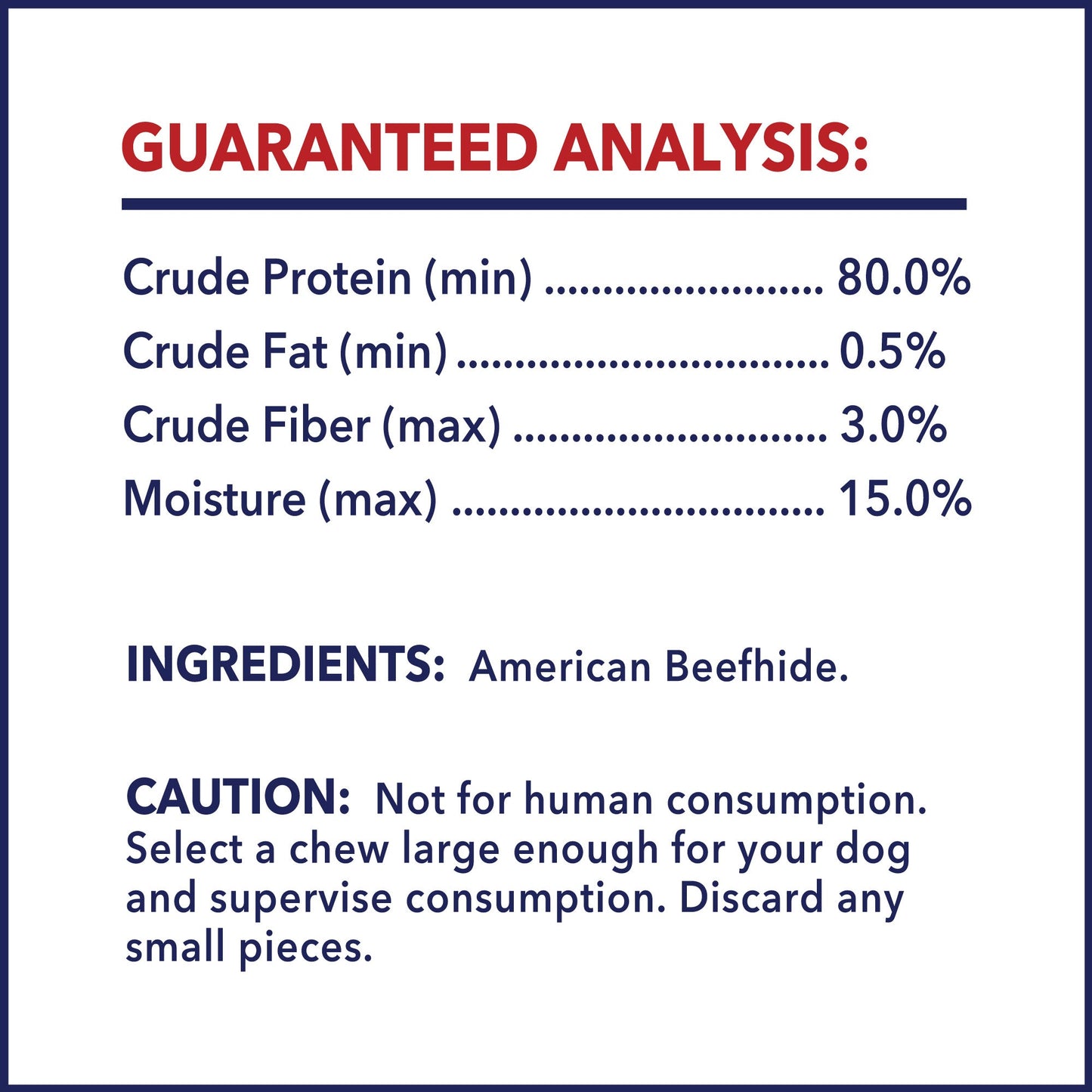 Pet Factory Made in USA Beefhide Assorted - Bones/Rolls