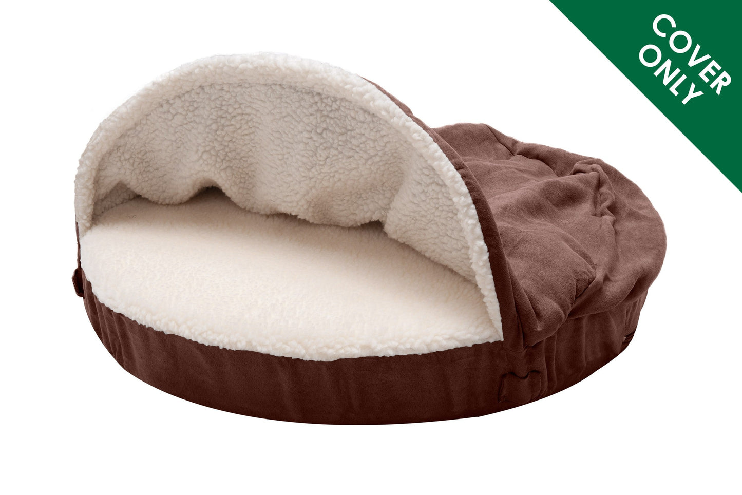 Snuggery Burrow Dog Bed - Faux Sheepskin - Cover