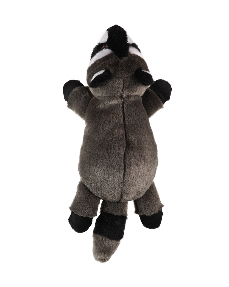 goDog - Flatz Squeaky Plush Dog Toy with Chew Guard Technology