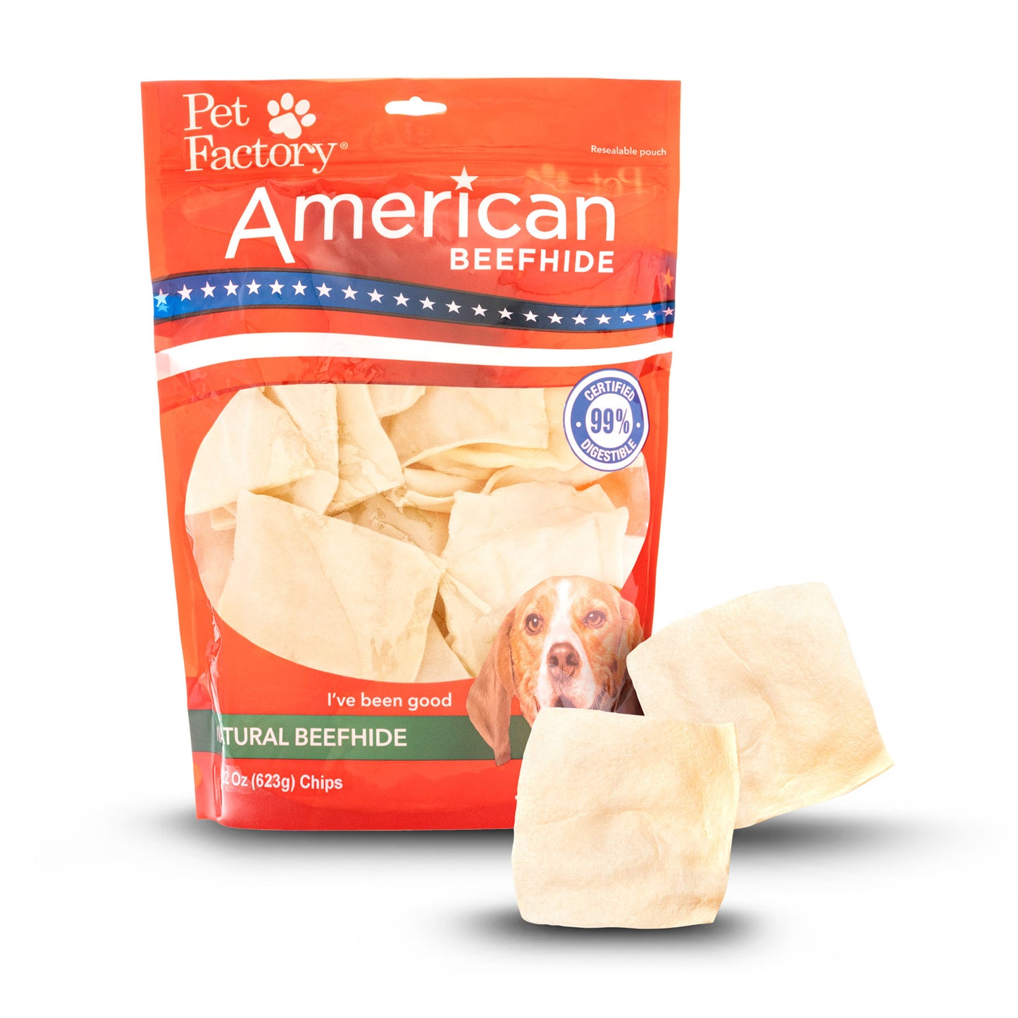 Pet Factory - American Beefhide Chips Flavored Dog Treats