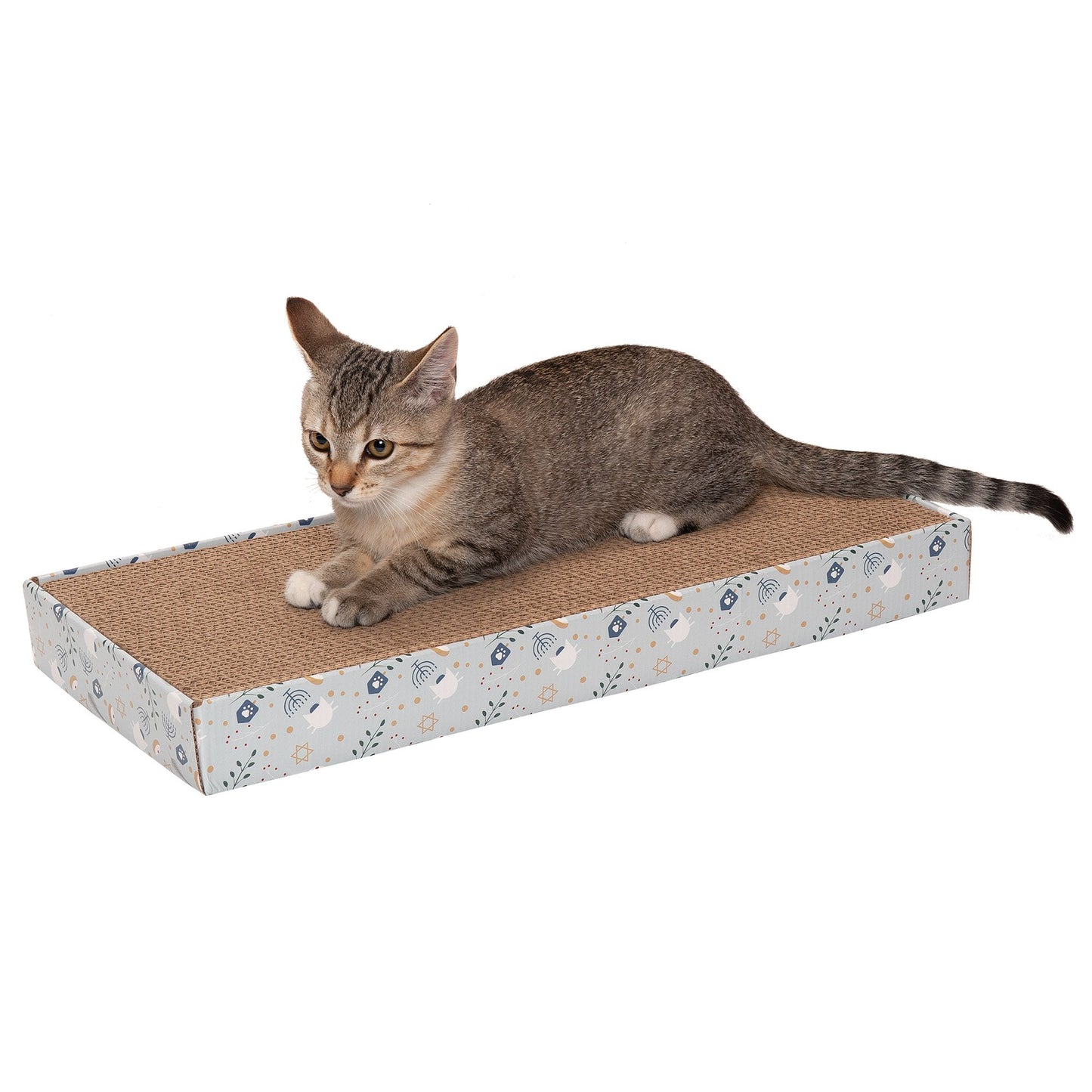 Shabbas/Hannukah and Christmas Corrugated Cat Scratchers