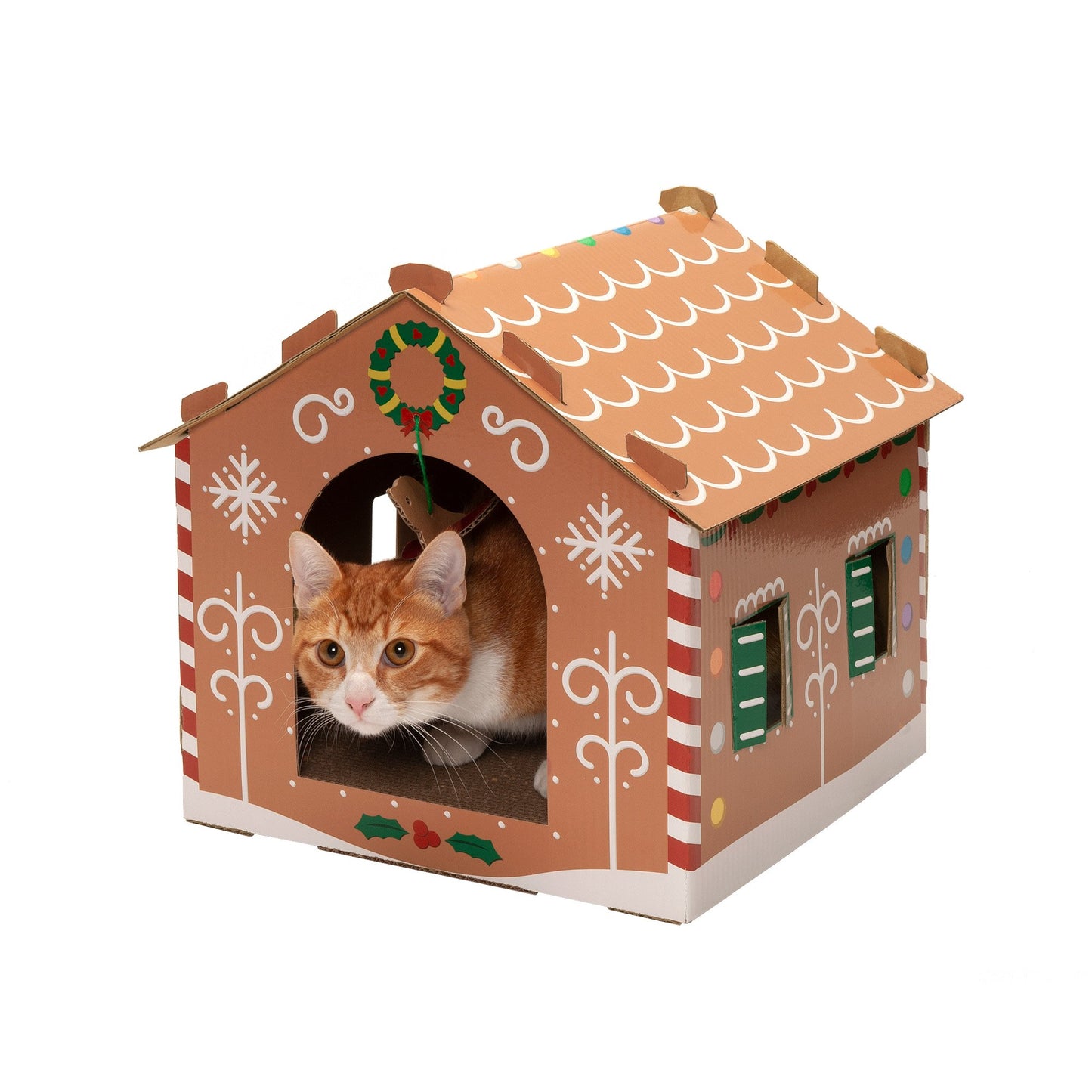 Shabbas/Hannukah and Christmas Corrugated Cat Scratchers