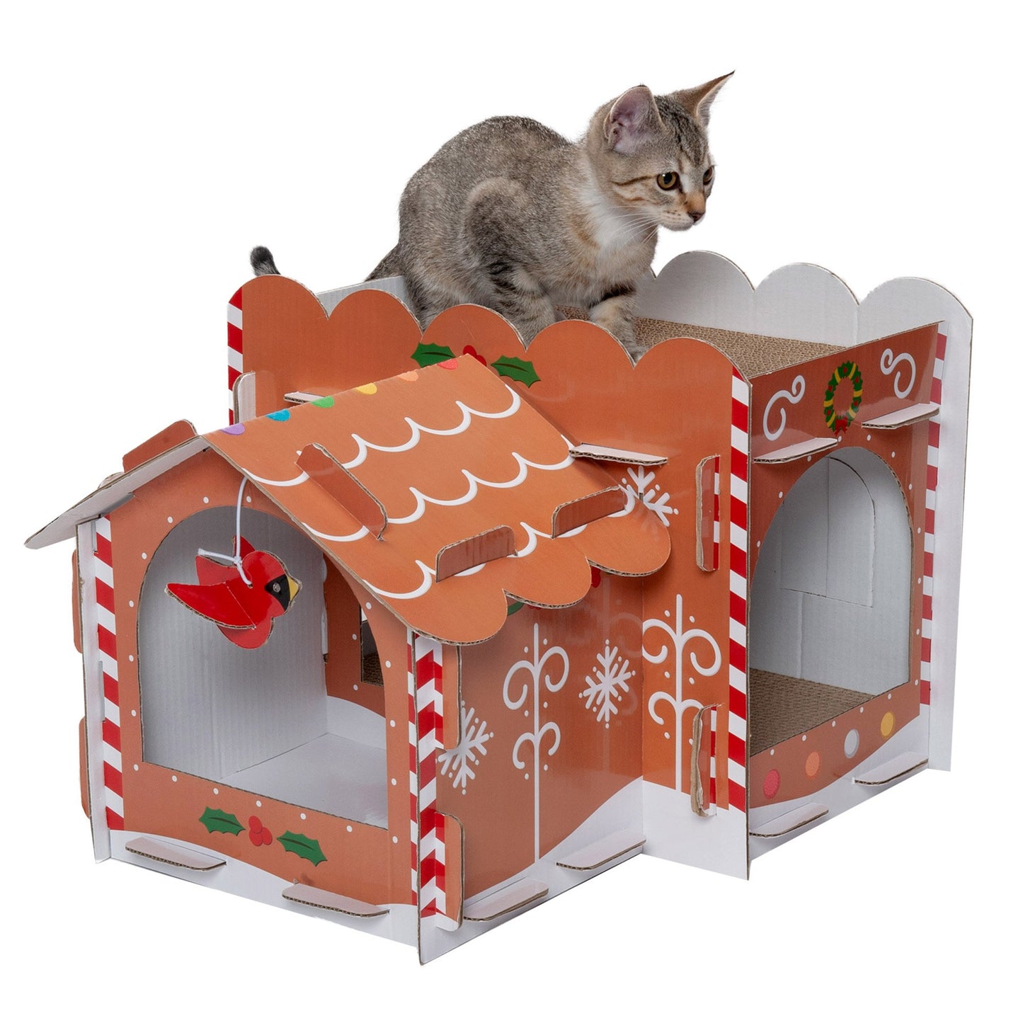 Shabbas/Hannukah and Christmas Corrugated Cat Scratchers