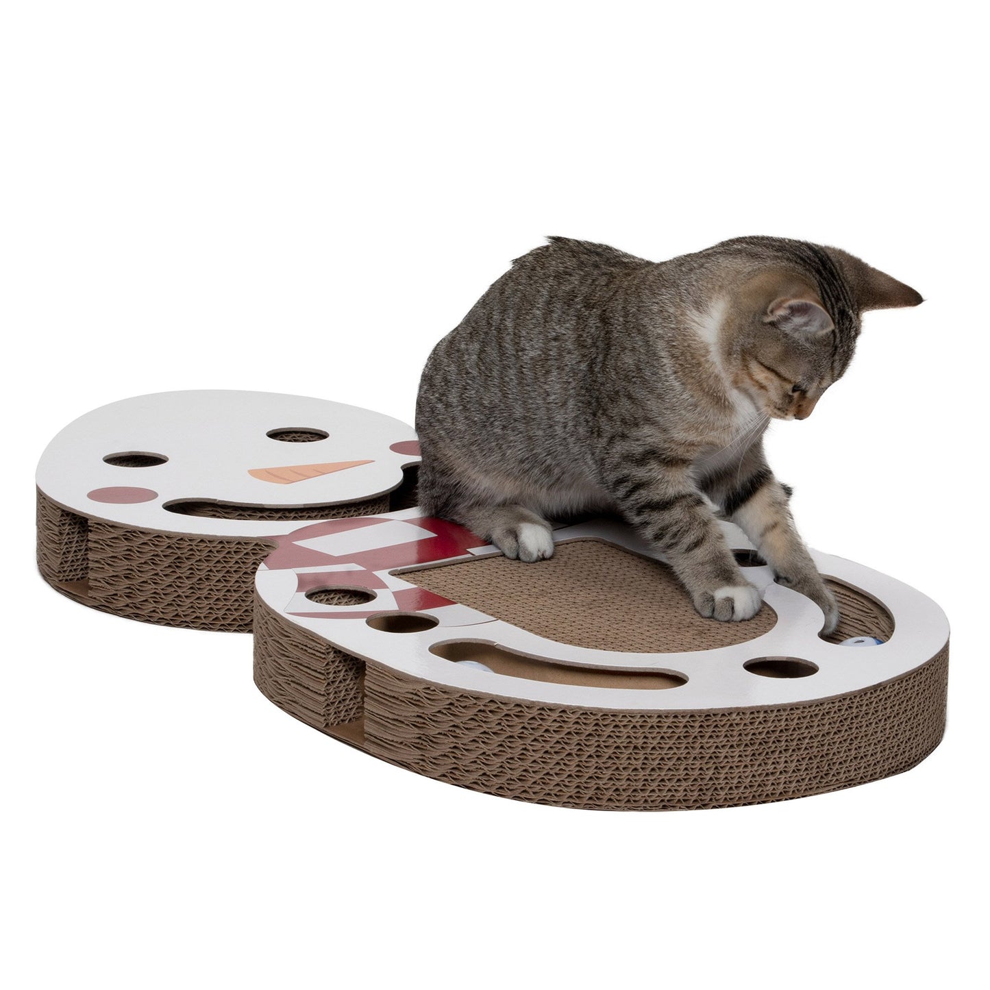 Shabbas/Hannukah and Christmas Corrugated Cat Scratchers