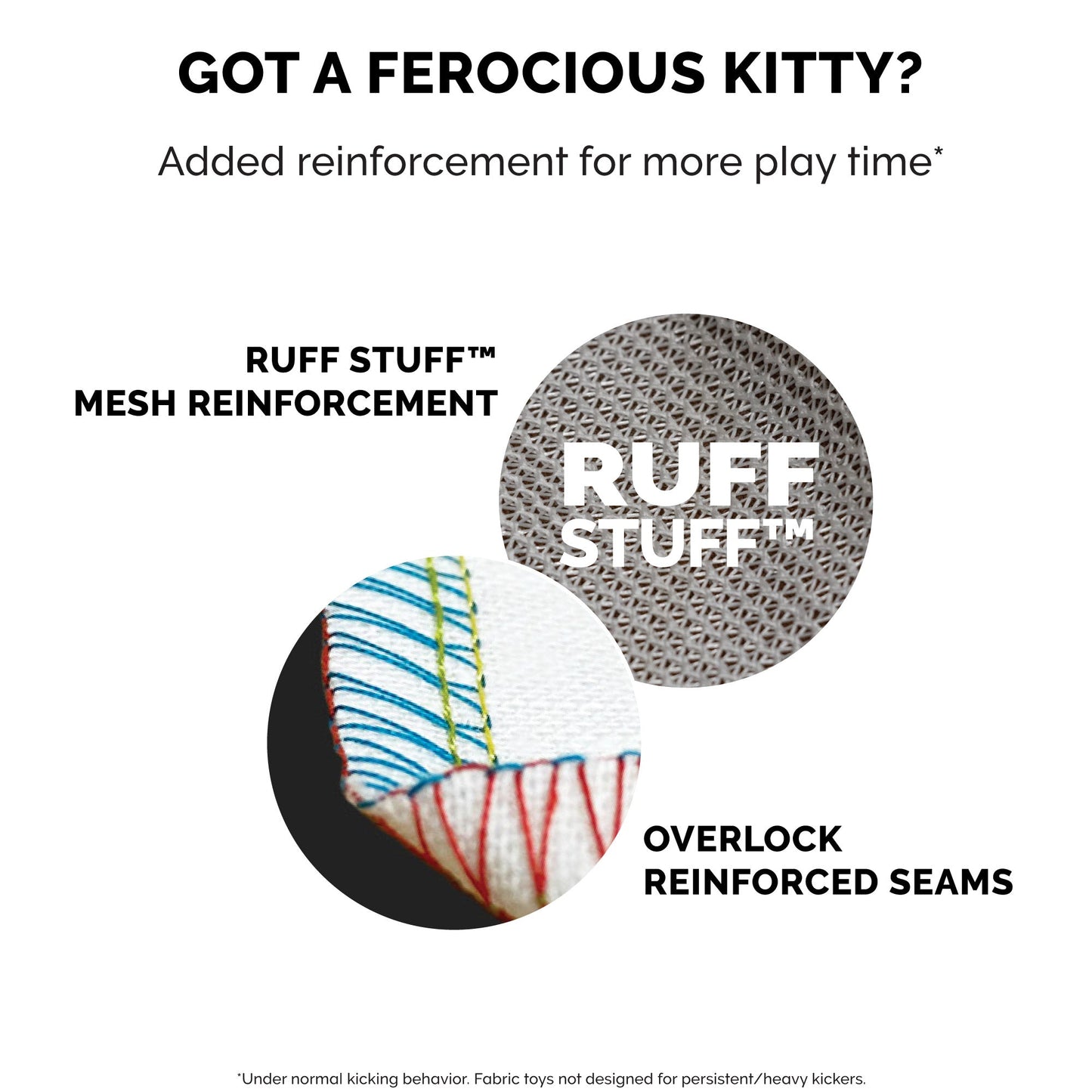 Catnip Kicker Cat Toys 3 pk - Space Print