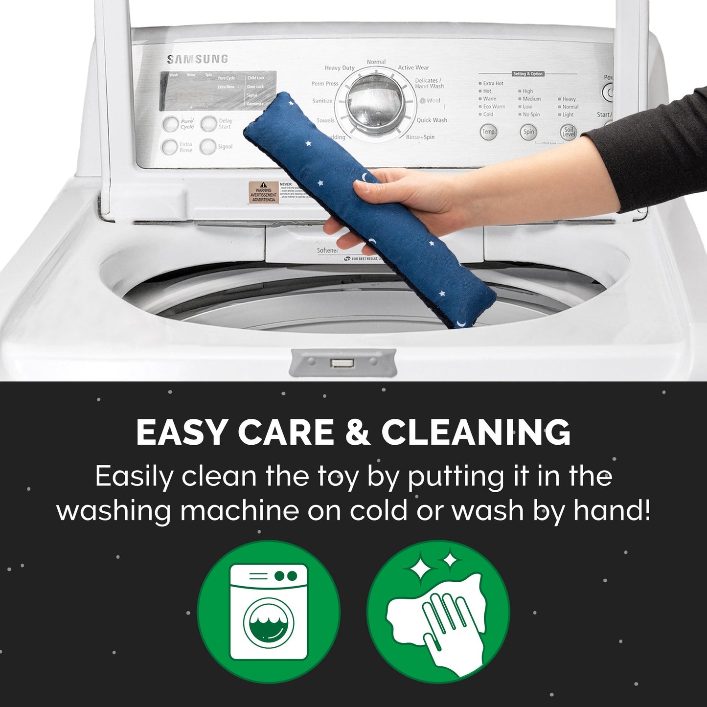 Catnip Kicker Cat Toys 3 pk - Space Print