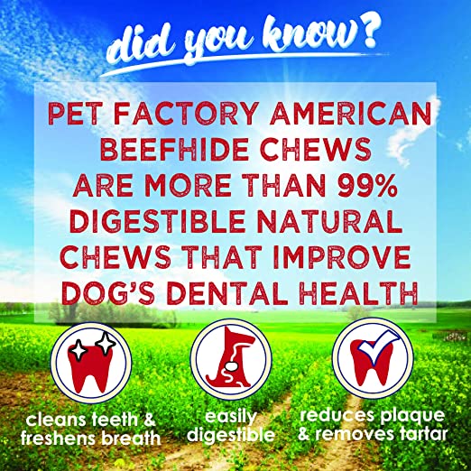 Pet Factory - American Beefhide Chips Flavored Dog Treats